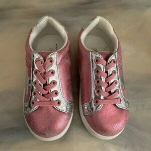 Sperry Kids Sparkling Silver Sneakers